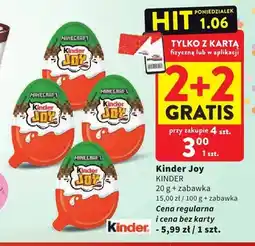 Intermarche Kinder Joy Minecraft oferta