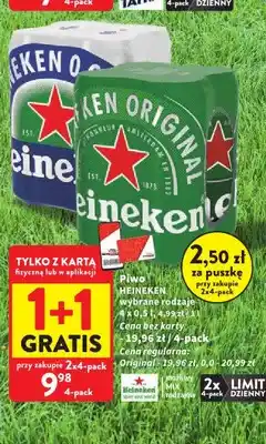 Intermarche Piwo bezalkoholowe Heineken 0.0 4-pak oferta