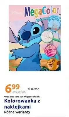 Action Kolorowanka z naklejkami Disney MegaColor oferta