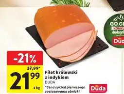 Intermarche Filet królewski z indykiem DUDA oferta