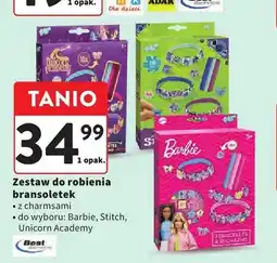 Intermarche Zestaw do robienia bransoletek z charmsami Barbie oferta