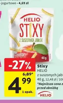 Intermarche Stixy z suszonych jabłek HELIO oferta