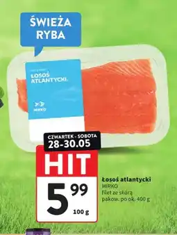 Intermarche Łosoś atlantycki Mirko filet ze skórą oferta