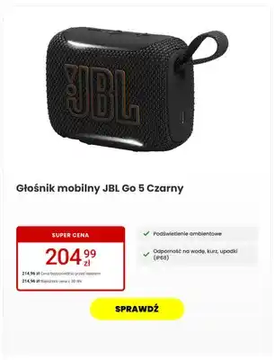 Głośnik mobilny JBL Go 5 Czarny
