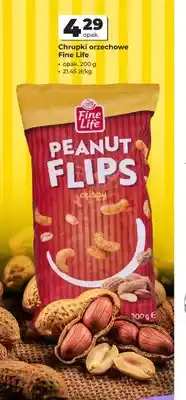 Odido Chrupki orzechowe Fine Life Peanut Flips oferta