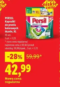 Lidl Kapsułki do prania kolorowych tkanin PERSIL XL oferta