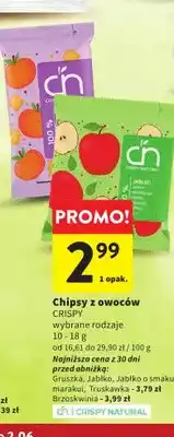 Intermarche Chipsy z owoców Crispy Natural brzoskwinia oferta