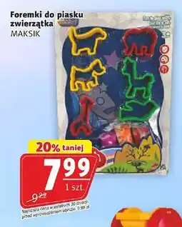 Prim Market Foremki do piasku zwierzątka MAKSIK oferta