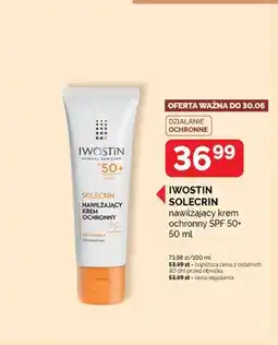 Ziko Dermo Nawilżający krem ochronny Iwostin Solecrin SPF 50+ oferta