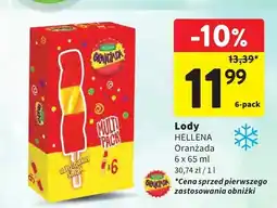 Intermarche Lody Hellena Oranżada 6-pak oferta
