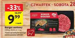 Intermarche Burger wołowy Warmia oferta