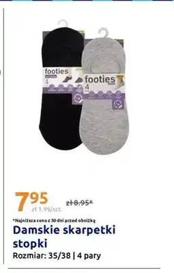 Action Damskie skarpetki stopki 35/38 4-pak oferta