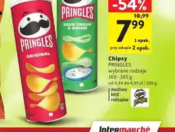 Intermarche Chipsy Pringles oferta