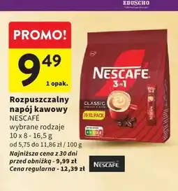 Intermarche Rozpuszczalny napój kawowy NESCAFÉ oferta