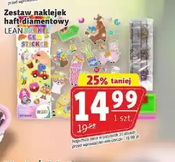Prim Market Zestaw naklejek haft diamentowy LEAN oferta