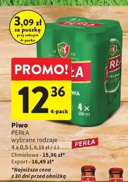Intermarche Piwo Perła Chmielowa 4-pak oferta