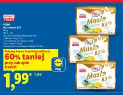 Lidl Masło ekstra 83% Pilos oferta