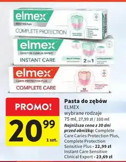 Intermarche Pasta do zębów Elmex Complete Protection Sensitive Plus oferta