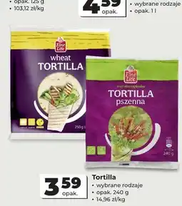 Odido Tortilla pszenna o smaku szpinaku Fine Life oferta