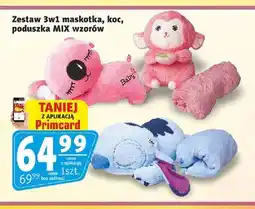 Prim Market Zestaw 3w1 maskotka, koc, poduszka oferta