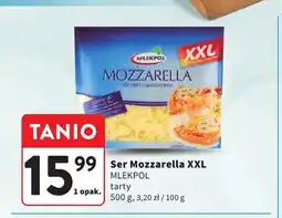 Intermarche Ser Mozzarella MLEKPOL tarty XXL oferta