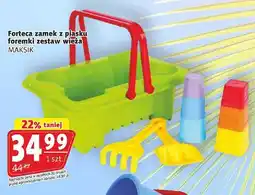 Prim Market Forteca zamek z piasku foremki zestaw wieża MAKSIK oferta
