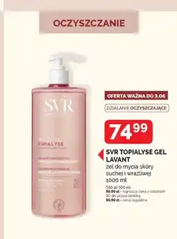 Ziko Dermo Żel do mycia skóry suchej i wrażliwej SVR Topialyse Gel Lavant oferta