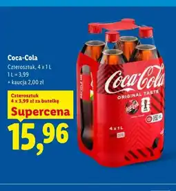 Lidl Napój Coca-Cola 4-pak oferta
