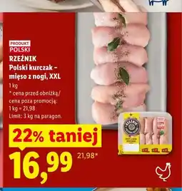 Lidl Polski kurczak - mięso z nogi XXL Rzeźnik oferta