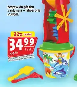 Prim Market Zestaw do piasku z młynem + akcesoria MAKSIK oferta