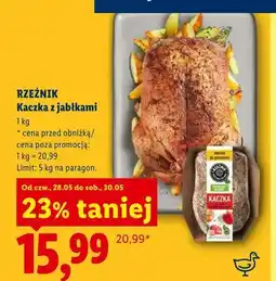 Lidl Kaczka z jabłkami Rzeźnik oferta