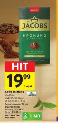 Intermarche Kawa mielona JACOBS Krönung oferta
