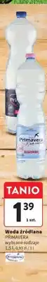 Intermarche Woda źródlana PRIMAVERA oferta