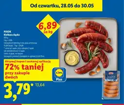 Lidl Kiełbasa śląska PIKOK oferta