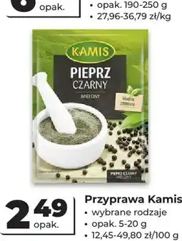 Odido Przyprawa Pieprz czarny mielony Kamis oferta