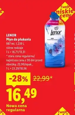 Lidl Płyn do płukania LENOR oferta