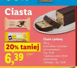 Lidl Ciasto z polewą stracciatella oferta