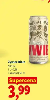 Lidl Piwo Żywiec Białe oferta