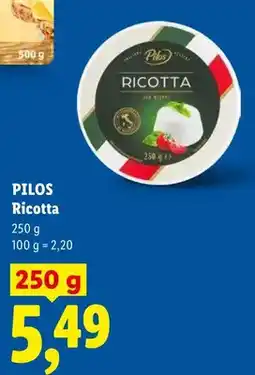 Lidl Ser Ricotta Pilos oferta