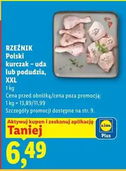 Lidl Polski kurczak uda lub podudzia XXL Rzeźnik oferta