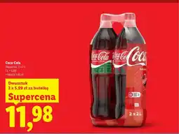 Lidl Napój gazowany Coca-Cola Original Taste 2-pak oferta