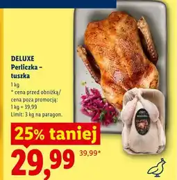 Lidl Perliczka tuszka Deluxe oferta