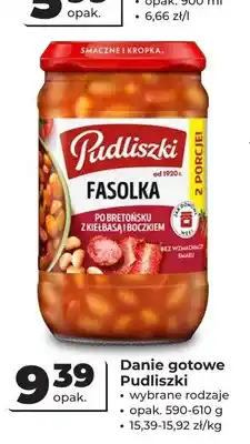 Odido Danie gotowe Fasolka po bretońsku z kiełbasą i boczkiem Pudliszki oferta