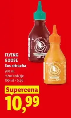 Lidl Sos sriracha FLYING GOOSE oferta
