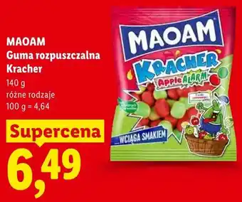 Lidl Guma rozpuszczalna MAOAM Kracher oferta