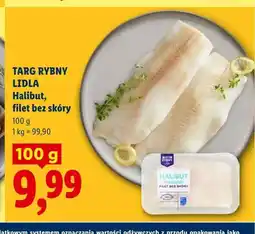 Lidl Halibut filet bez skóry Targ Rybny Lidla oferta