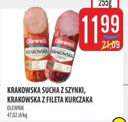MOKPOL Olewnik Krakowska sucha z szynki, Krakowska z fileta kurczaka oferta
