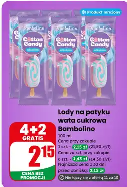 Dino Bambolino Lody na patyku wata cukrowa oferta