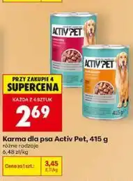 Biedronka Karma dla psa Activ Pet oferta