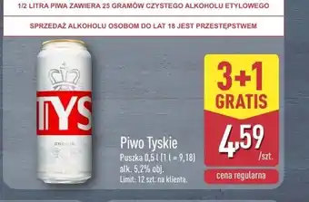ALDI Piwo Tyskie oferta